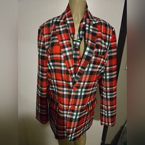 BNWOT Tipsy Elves Holiday suit jacket and tie size 44